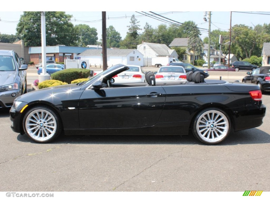 2008 3 Series 335i Convertible - Jet Black / Black photo #8