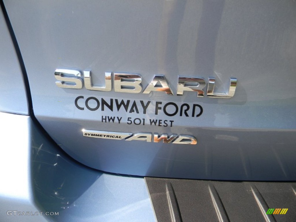 2010 Tribeca 3.6R Limited - Sky Blue Metallic / Slate Gray photo #8