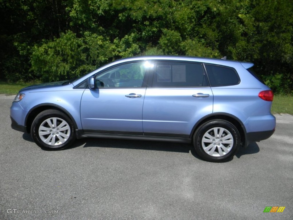 2010 Tribeca 3.6R Limited - Sky Blue Metallic / Slate Gray photo #10