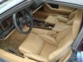 1984 Chevrolet Corvette Saddle Interior Interior Photo