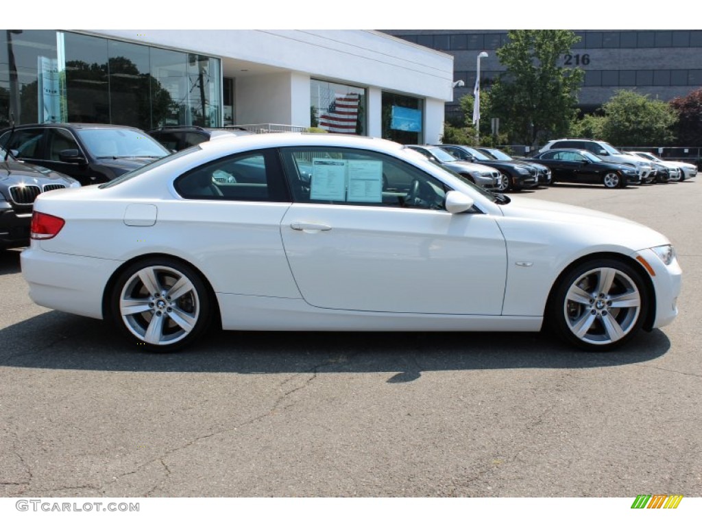 2008 3 Series 335i Coupe - Alpine White / Black photo #4