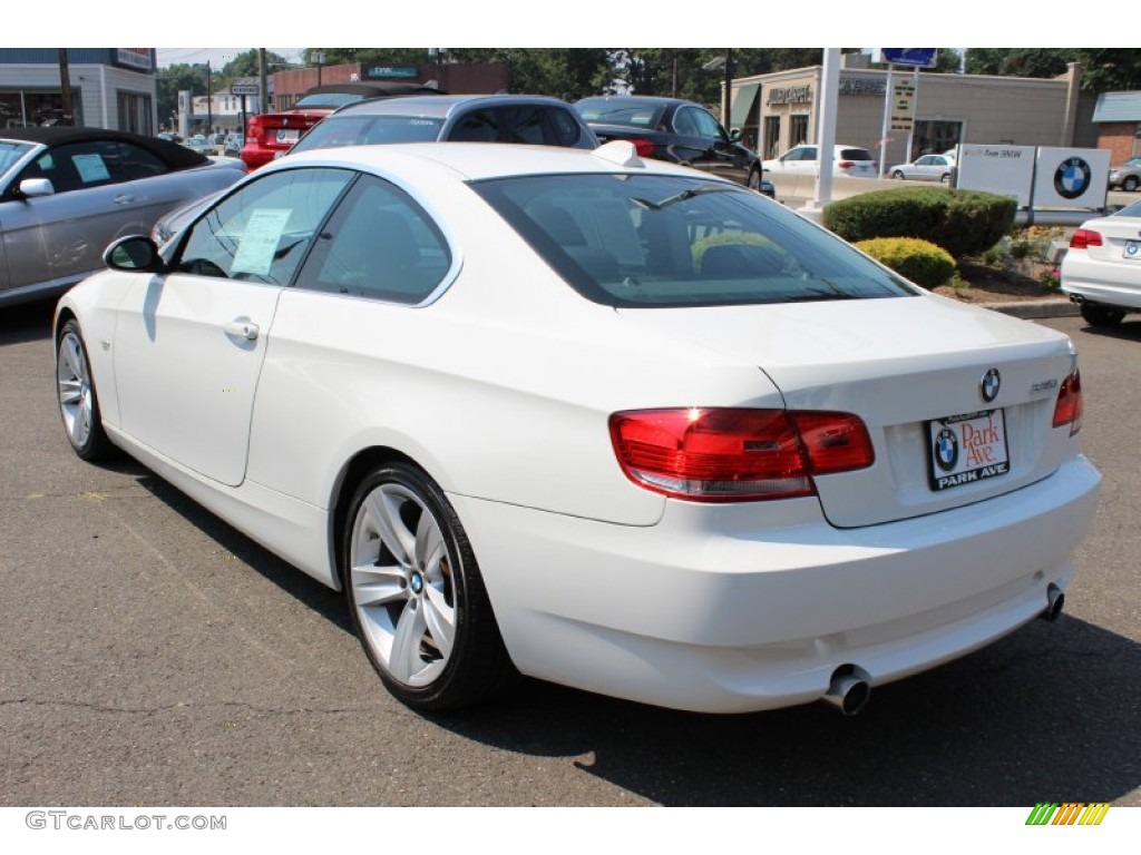 2008 3 Series 335i Coupe - Alpine White / Black photo #7