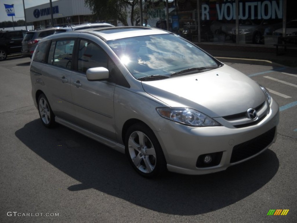 2007 MAZDA5 Sport - True Silver Metallic / Black photo #1