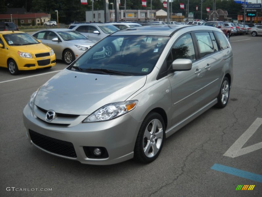 2007 MAZDA5 Sport - True Silver Metallic / Black photo #7