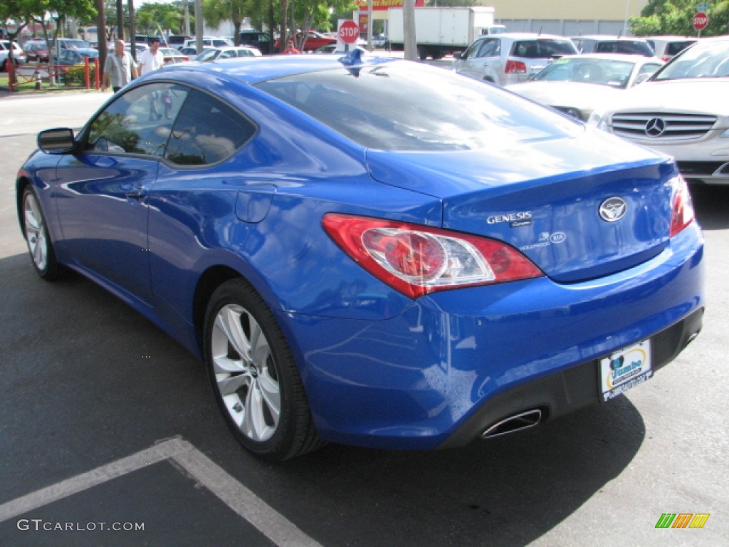 2010 Mirabeau Blue Hyundai Genesis Coupe 2 0t Premium