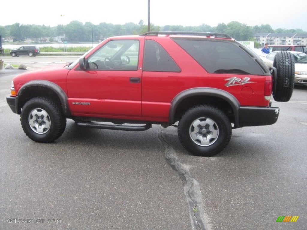 Victory Red 2002 Chevrolet Blazer LS ZR2 4x4 Exterior Photo #52517508