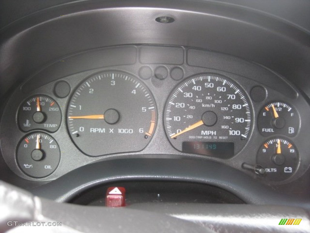 2002 Chevrolet Blazer LS ZR2 4x4 Gauges Photo #52517772
