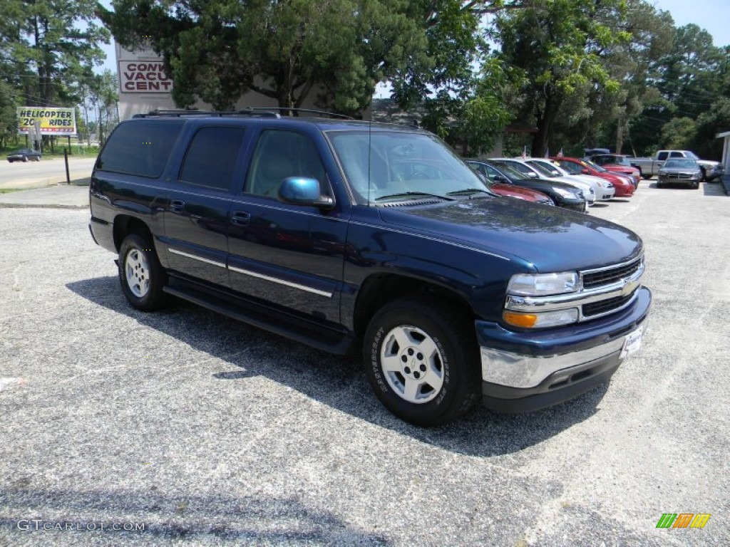 2006 Suburban LT 1500 - Dark Blue Metallic / Gray/Dark Charcoal photo #3