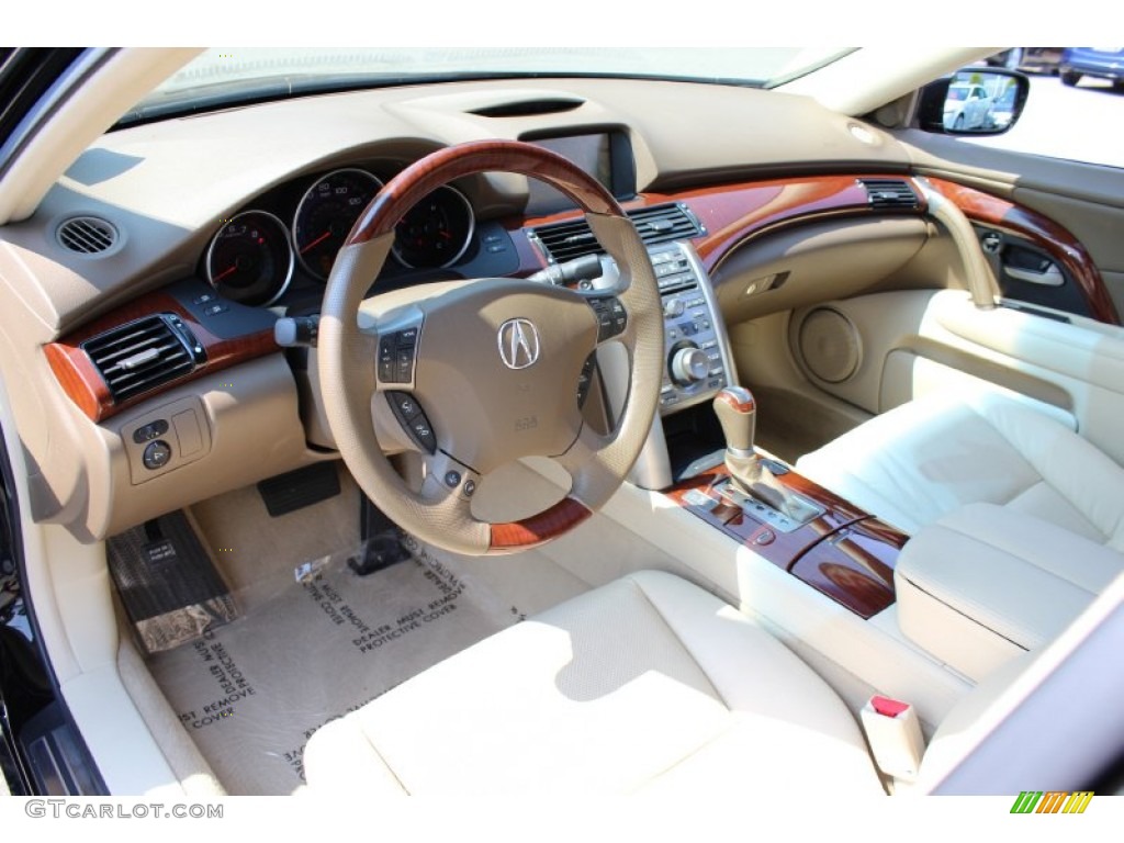 Parchment Interior 2009 Acura RL 3.7 AWD Sedan Photo #52517928