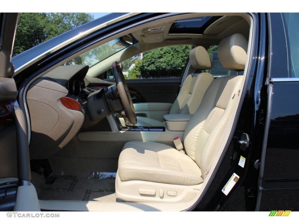 Parchment Interior 2009 Acura RL 3.7 AWD Sedan Photo #52517940