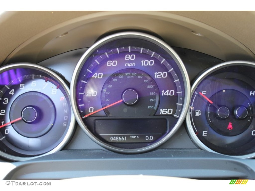 2009 Acura RL 3.7 AWD Sedan Gauges Photo #52518027