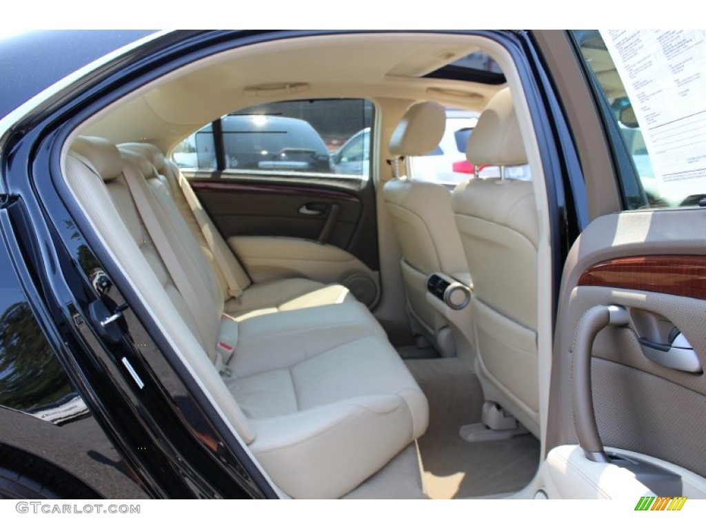 Parchment Interior 2009 Acura RL 3.7 AWD Sedan Photo #52518129