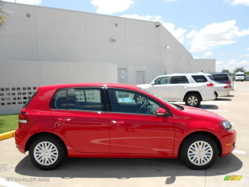 2011 Golf 4 Door - Tornado Red / Titan Black photo #8