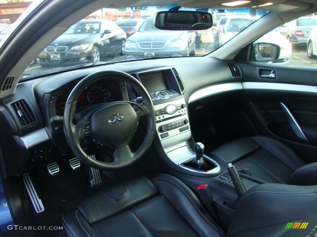 Graphite Interior 2008 Infiniti G 37 S Sport Coupe Photo #52519395