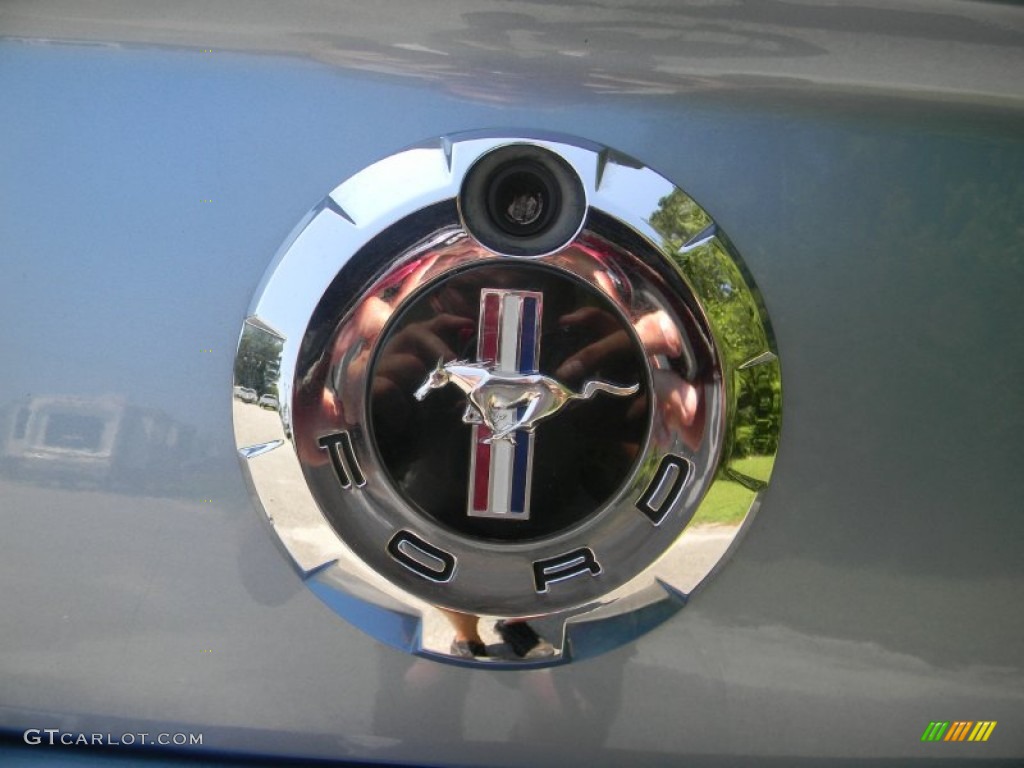 2007 Mustang V6 Deluxe Convertible - Windveil Blue Metallic / Light Graphite photo #8
