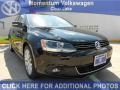 2012 Black Volkswagen Jetta SEL Sedan  photo #1