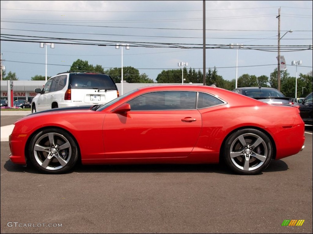 Inferno Orange Metallic 2010 Chevrolet Camaro SS Coupe Exterior Photo #52519875
