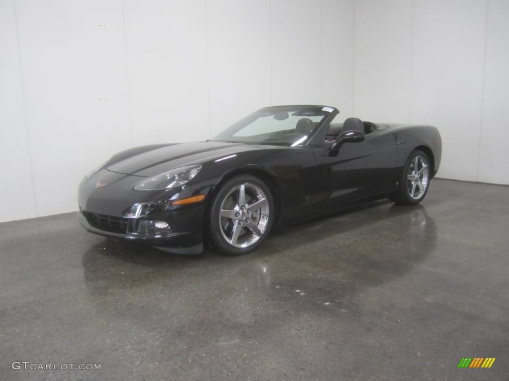 2007 Corvette Convertible - Black / Ebony photo #1