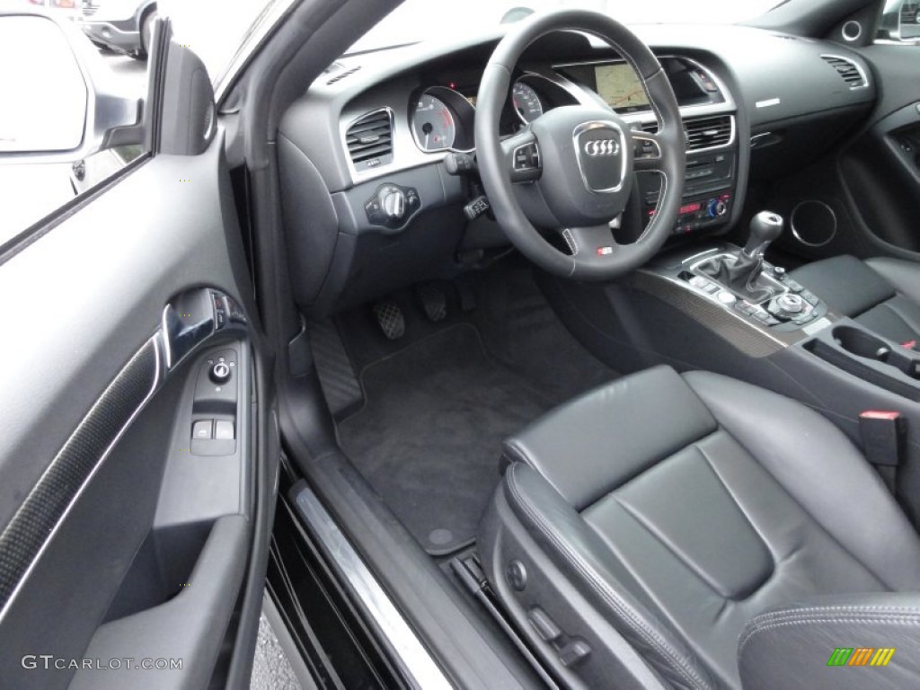 Black Interior 2008 Audi S5 4.2 quattro Photo #52520685