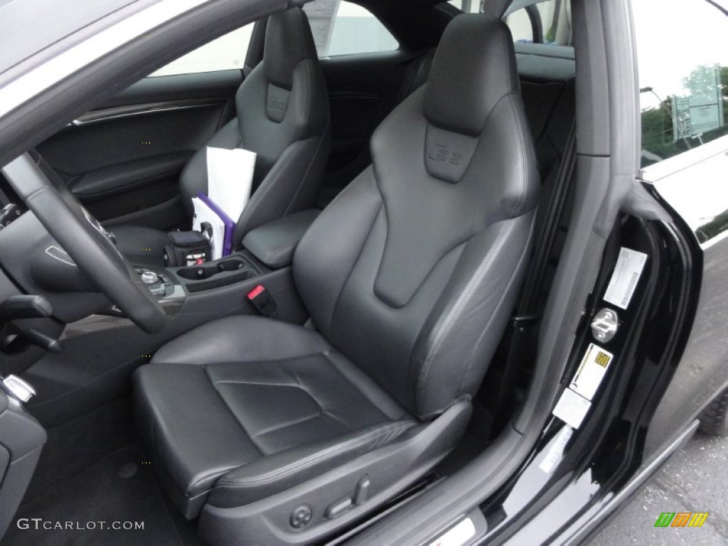 Black Interior 2008 Audi S5 4.2 quattro Photo #52520745