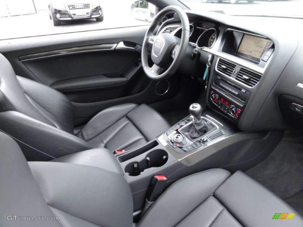 Black Interior 2008 Audi S5 4.2 quattro Photo #52520775