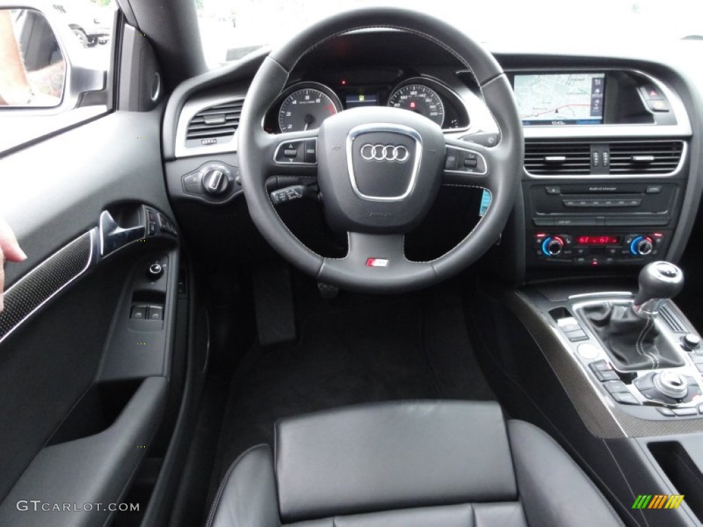 2008 Audi S5 4.2 quattro Black Dashboard Photo #52520967