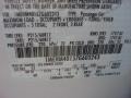 YZ: Oxford White 2007 Mercury Montego Standard Montego Model Color Code