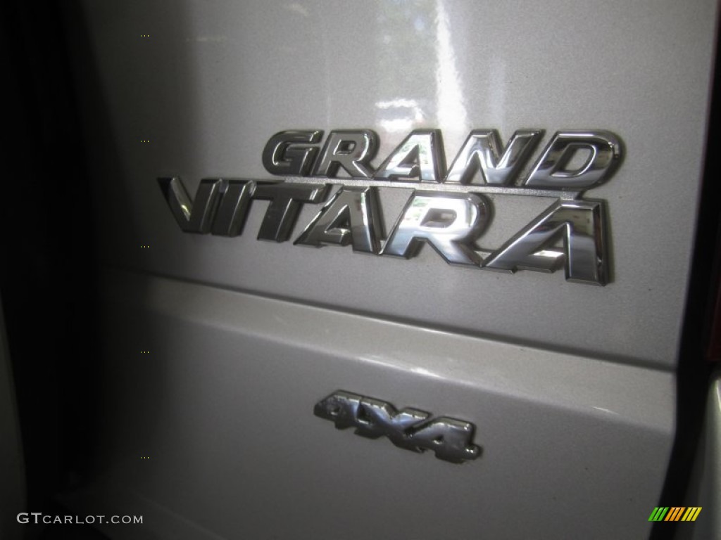 2007 Grand Vitara 4x4 - Silky Silver Metallic / Black photo #12