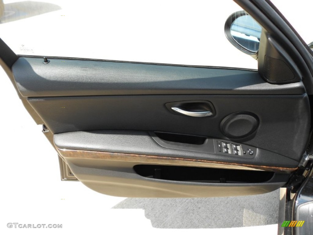 2008 3 Series 328xi Sedan - Black Sapphire Metallic / Black photo #12