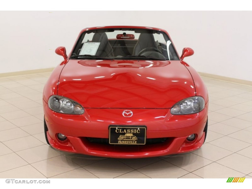2004 MX-5 Miata MAZDASPEED Roadster - Velocity Red Mica / Black/Red photo #2