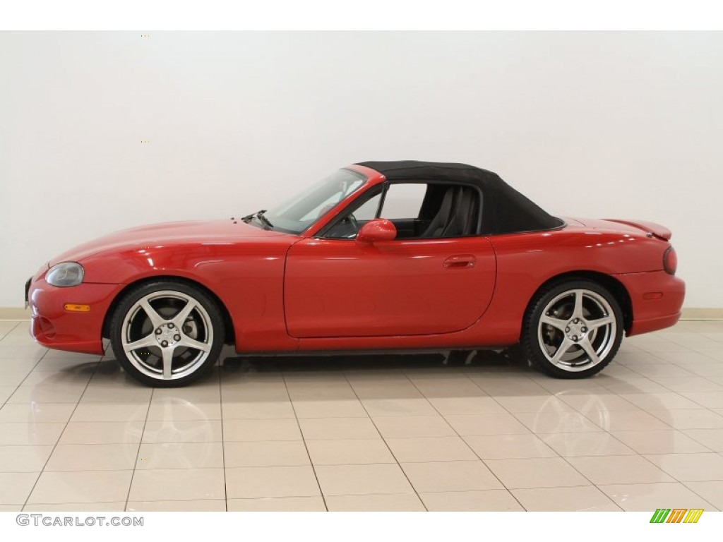 2004 MX-5 Miata MAZDASPEED Roadster - Velocity Red Mica / Black/Red photo #6