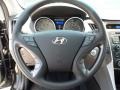 Gray 2011 Hyundai Sonata Hybrid Steering Wheel