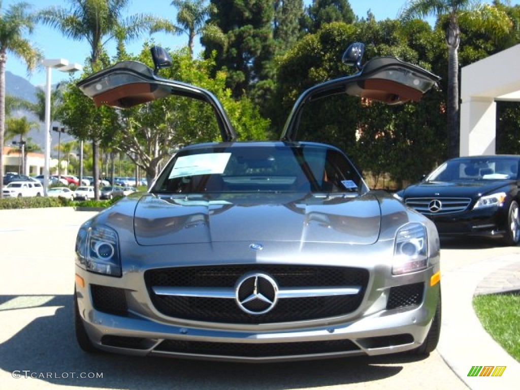 AMG Imola Grey Metallic 2012 Mercedes-Benz SLS AMG Exterior Photo #52522986