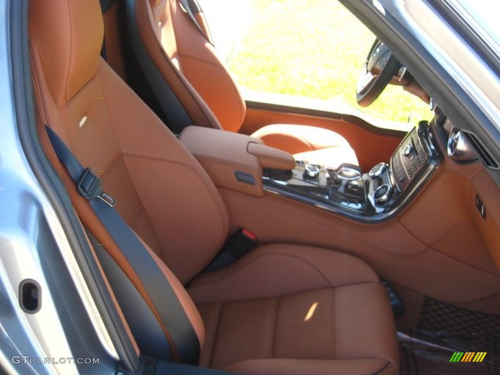 designo Light Brown Natural Woven Interior 2012 Mercedes-Benz SLS AMG Photo #52523037