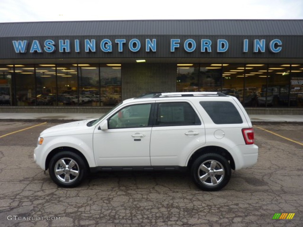 White Suede Ford Escape