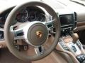 Umber Brown/Cream 2012 Porsche Cayenne Turbo Interior Color