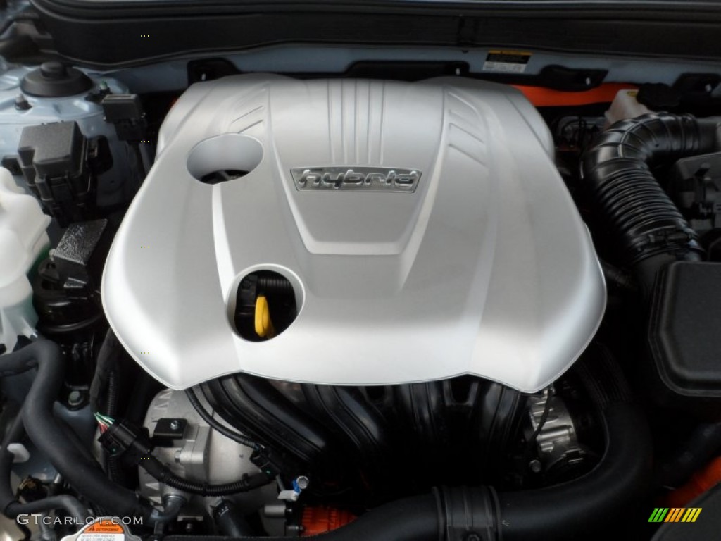 2011 Hyundai Sonata Hybrid 2.4 Liter h DOHC 16-Valve D-CVVT 4 Cylinder Gasoline/Electric Hybrid Engine Photo #52523280
