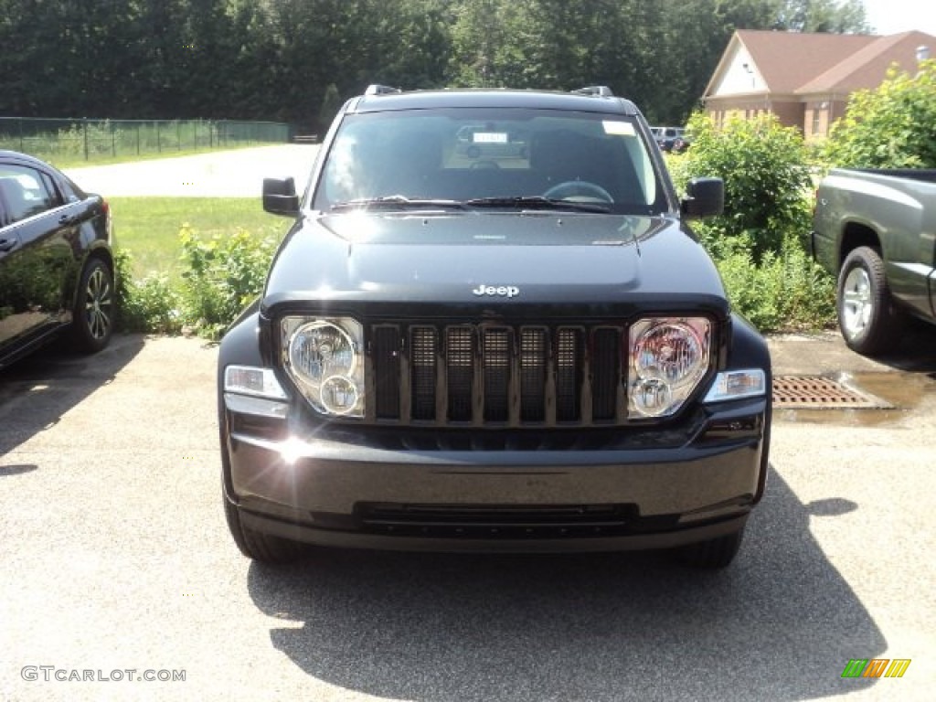 Brilliant Black Crystal Pearl 2012 Jeep Liberty Sport 4x4 Exterior Photo #52523292