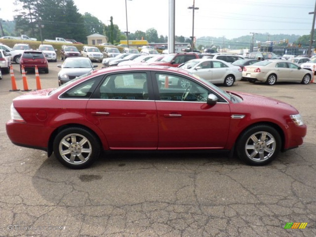 2009 Taurus Limited - Sangria Red Metallic / Medium Light Stone photo #5