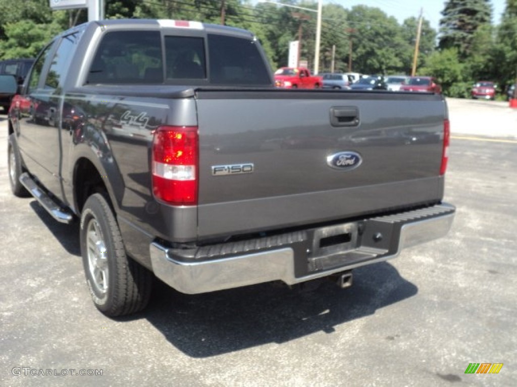 2008 F150 XLT SuperCrew 4x4 - Dark Shadow Grey Metallic / Medium/Dark Flint photo #5