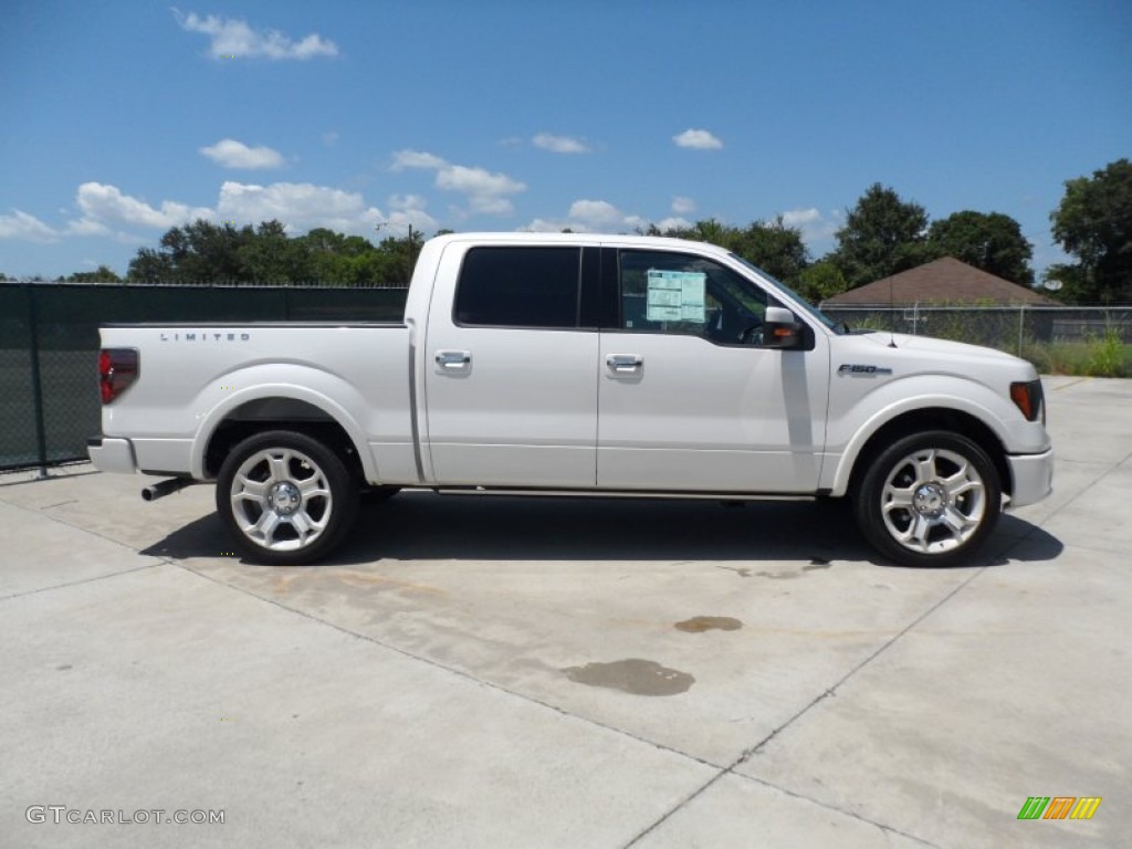 White Platinum Metallic Tri-Coat 2011 Ford F150 Limited SuperCrew Exterior Photo #52523613