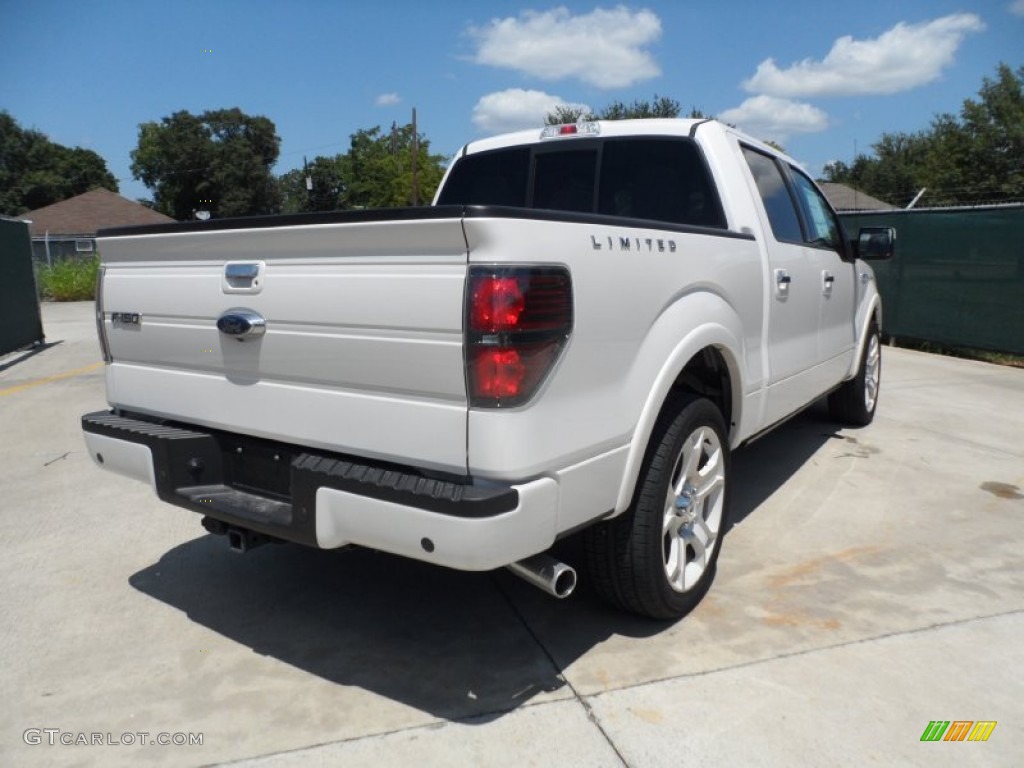 White Platinum Metallic Tri-Coat 2011 Ford F150 Limited SuperCrew Exterior Photo #52523625