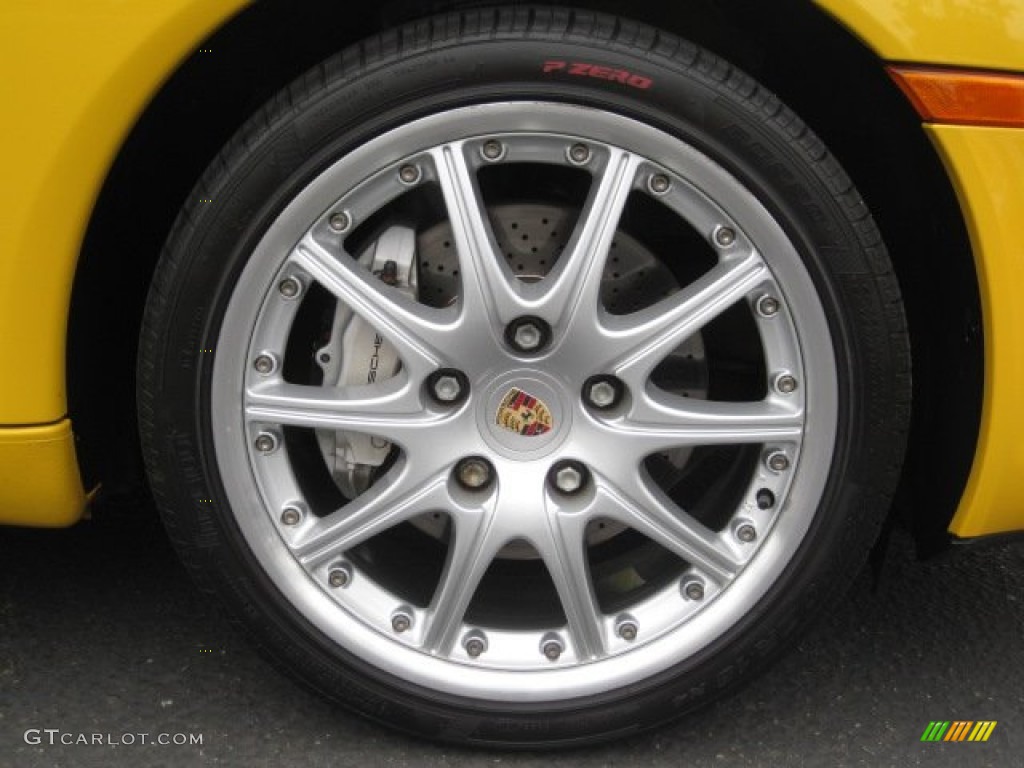 2002 911 Carrera 4 Cabriolet - Speed Yellow / Black photo #18