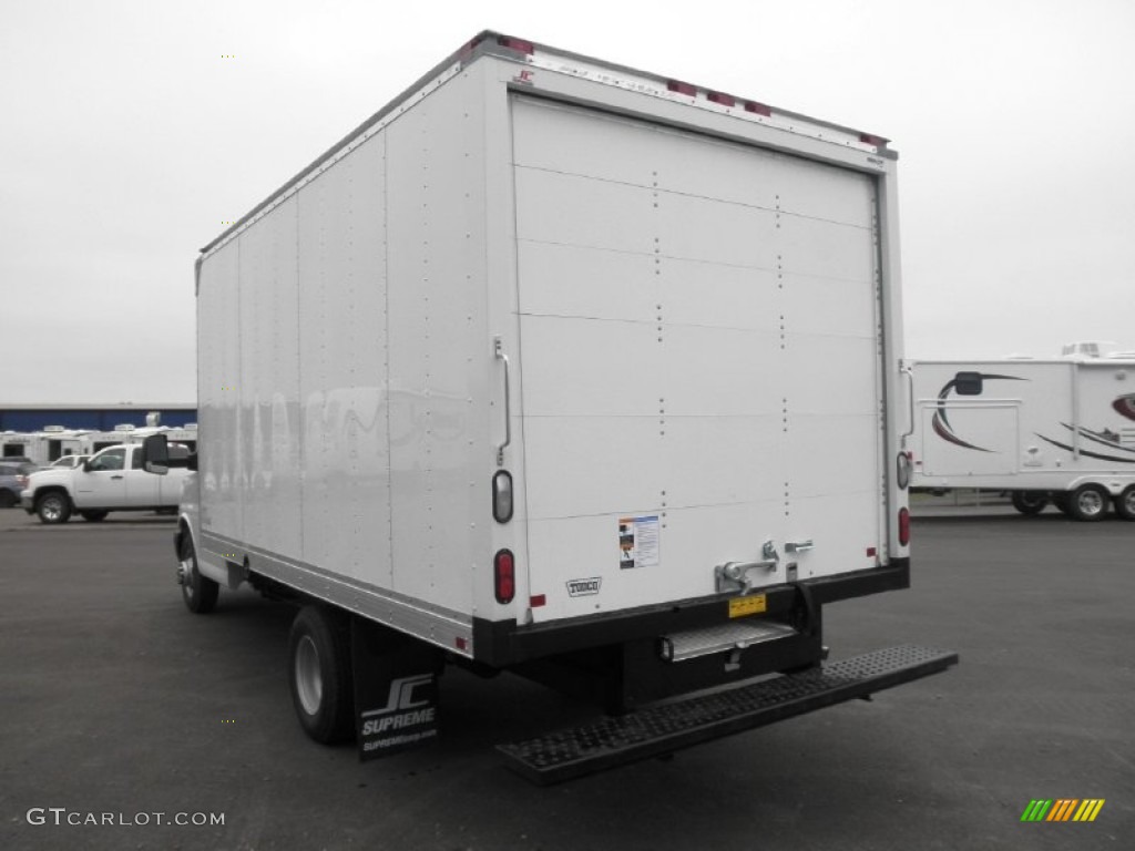 Summit White 2011 GMC Savana Cutaway 3500 Commercial Moving Truck Exterior Photo #52524039