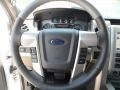 Steel Gray/Black 2011 Ford F150 Limited SuperCrew Steering Wheel
