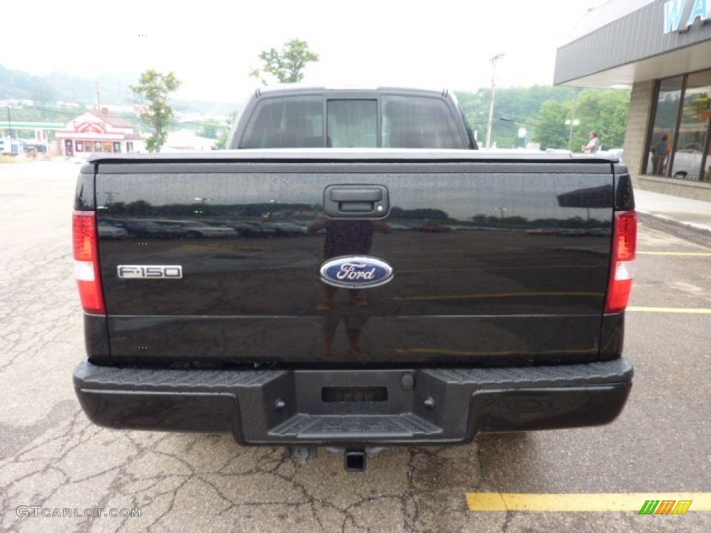 2006 F150 FX4 SuperCab 4x4 - Black / Black photo #3