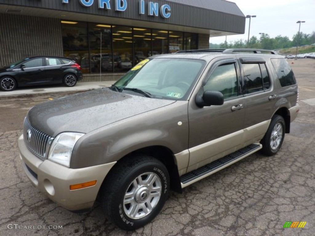 2004 Mountaineer V8 AWD - Mineral Gray Metallic / Medium Dark Parchment photo #8
