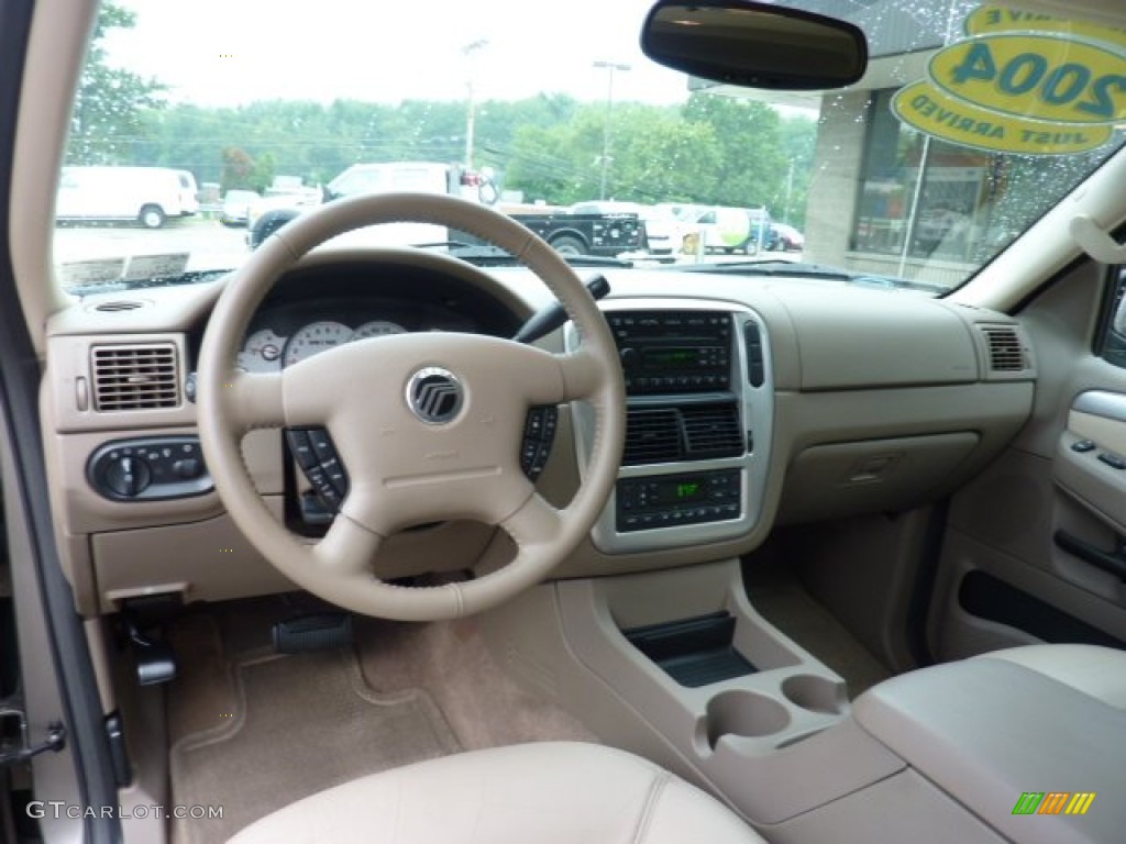 2004 Mountaineer V8 AWD - Mineral Gray Metallic / Medium Dark Parchment photo #13