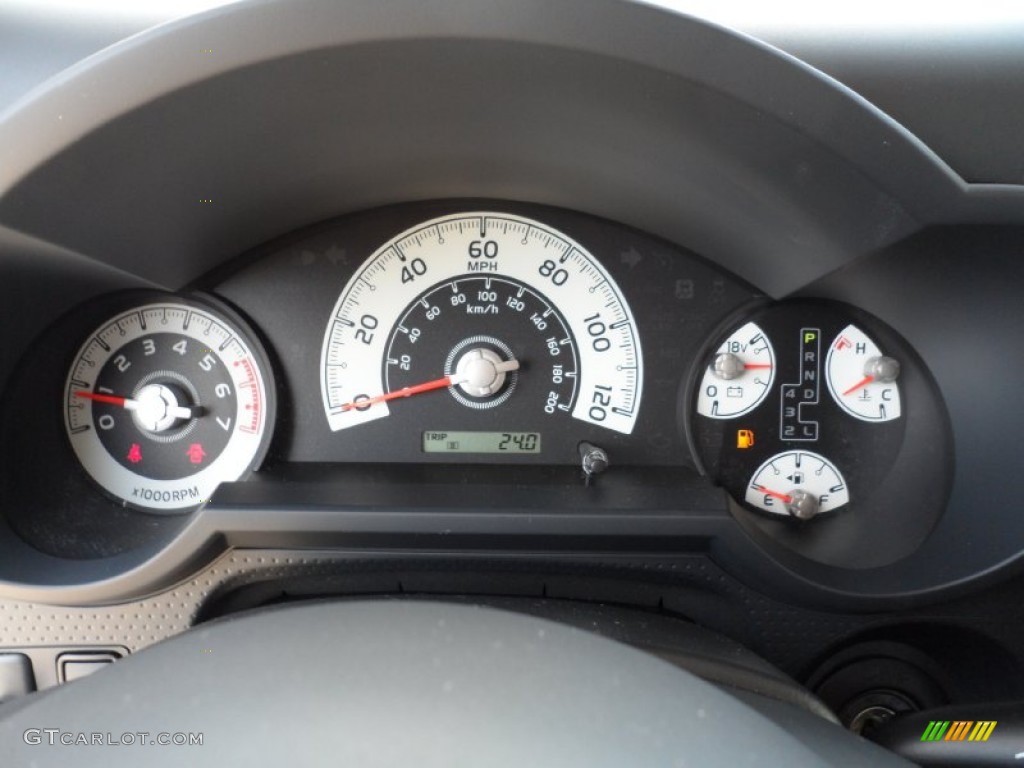 2011 Toyota FJ Cruiser Standard FJ Cruiser Model Gauges Photo #52526657