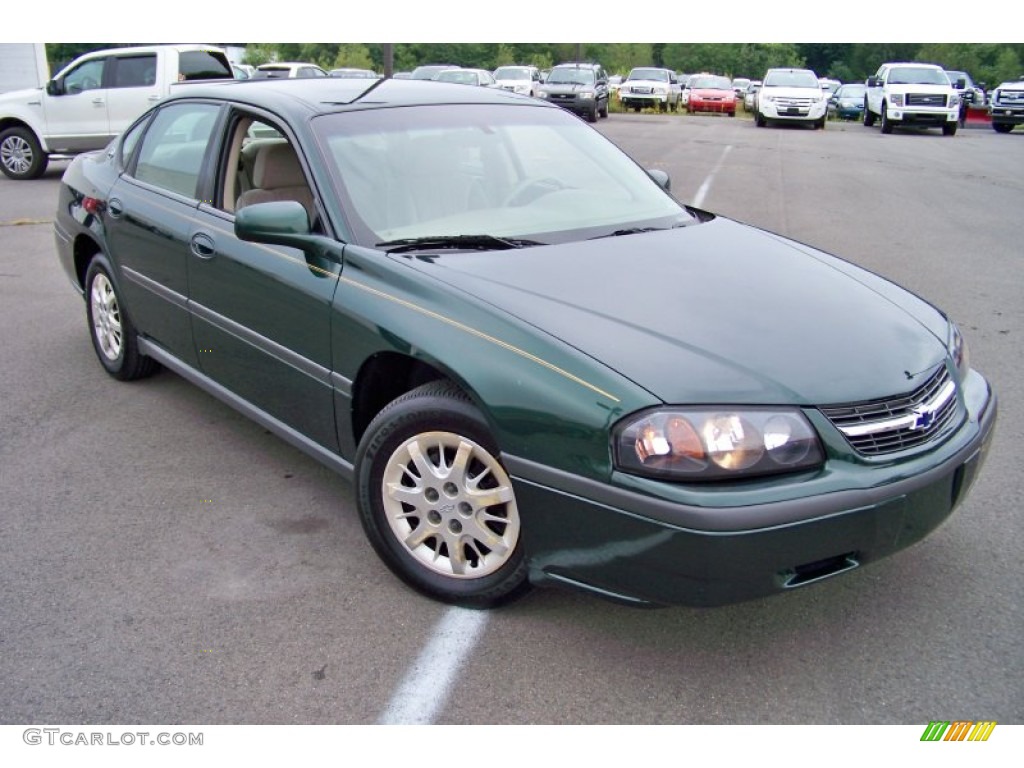 2002 Impala  - Medium Green Pearl / Neutral photo #3